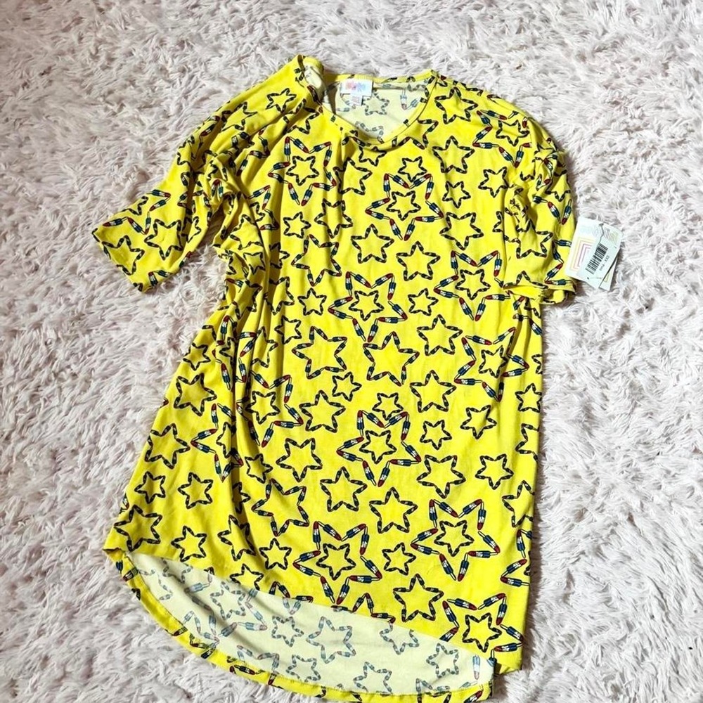 Bomb Pop Popsicle Americana Summer BBQ Quirky Star Printed Top Womens XXS Bold